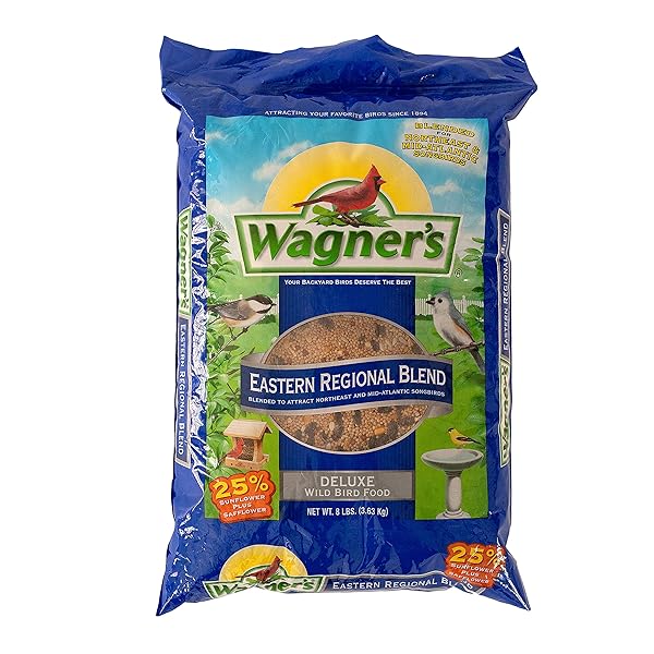 WAGNER’S 62011 EASTERN REGIONAL BLEND WILD BIRD FOOD, 8-POUND BAG
