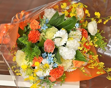 Amazon Hanalaboスペシャルブーケ サプライズビックサイズでプレゼント お洒落な色合いで花束 ビックサイズブーケ 花束 オンライン通販