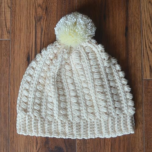 cream winter hat