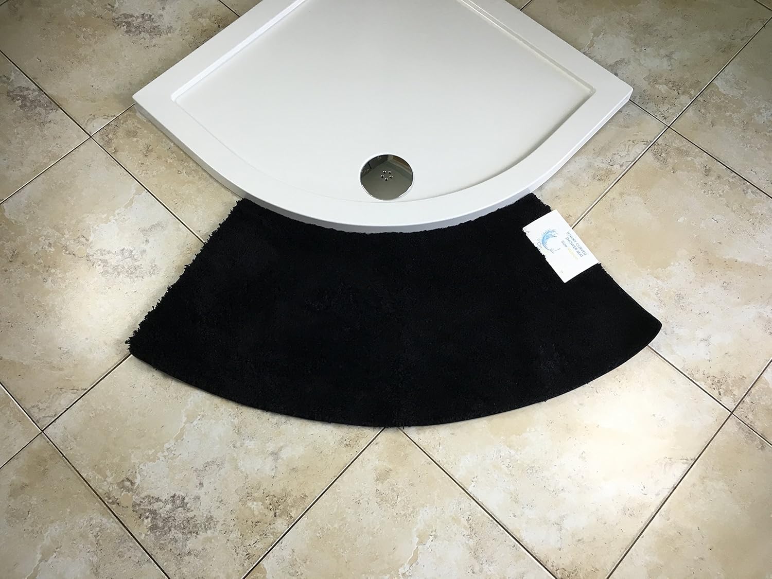 Cazsplash Luxury Quadrant Medium Curved Shower Mat