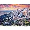Lyf Jigsaw Puzzle 1000 Piece - Mediterranean Marvel Series 02 Santorini Greece Premium Quality Puzzles for Adults 1000 Piece Finished Size is 28.9 inches x 20.1 inches (73.5 cm x 51.0 cm)