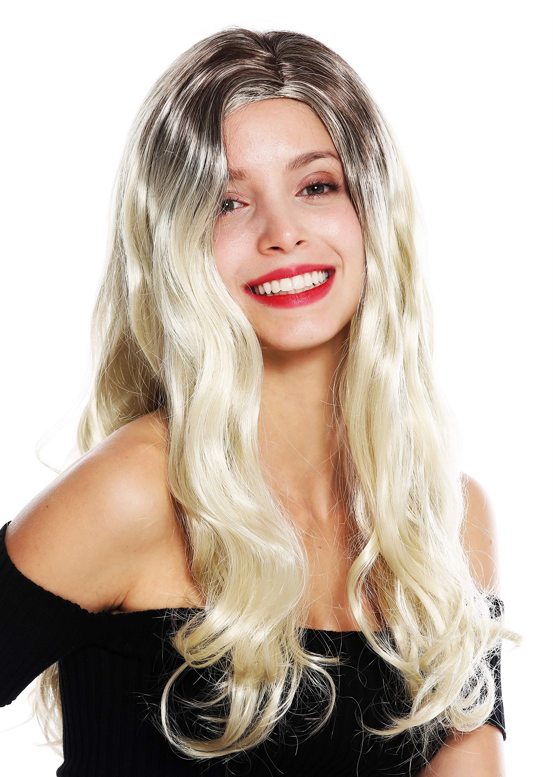WIG ME UP - GFW3315-88+6 women's quality wig long slightly waved parted ombre brown light blonde