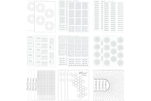 SUNNY STREAK Habit Tracker Planner Stickers - x24 Sheets Habit Stickers - Journaling Supplies to Track Water, Sleep, Goals, Productivity, Gratitude, Mood and More - Weekly & Monthly Habit Trackers