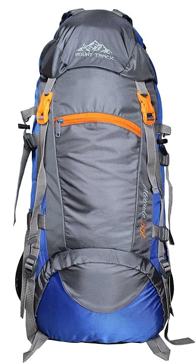 MOUNT TRACK 55 Ltr Neon Blue-Grey Rucksacks