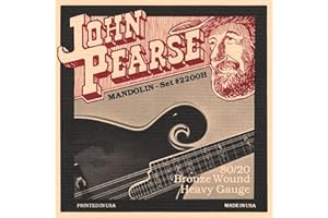 John Pearse P2200H Bronze Mandolin Strings, Heavy