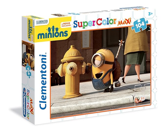 title=Clementoni 23685- Minions Maxi Puzzle, 104 Pezzi
