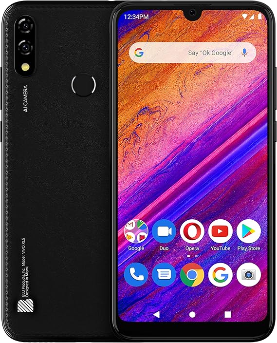 Amazon Com Blu Vivo Xl5 6 3 Hd Display Smartphone 64gb 3gb Ram