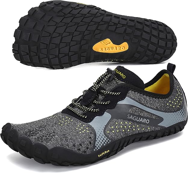 Saguaro Unisex Barefoot Shoes Soft Lightweight NonSlip Fitness Shoes