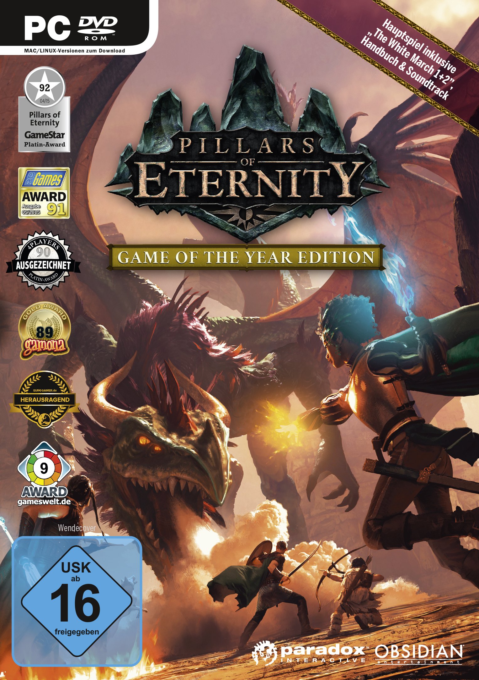 Koch Films Gmbh Pillars Of Eternity - Game Of The Year Edition [Import Allemand]