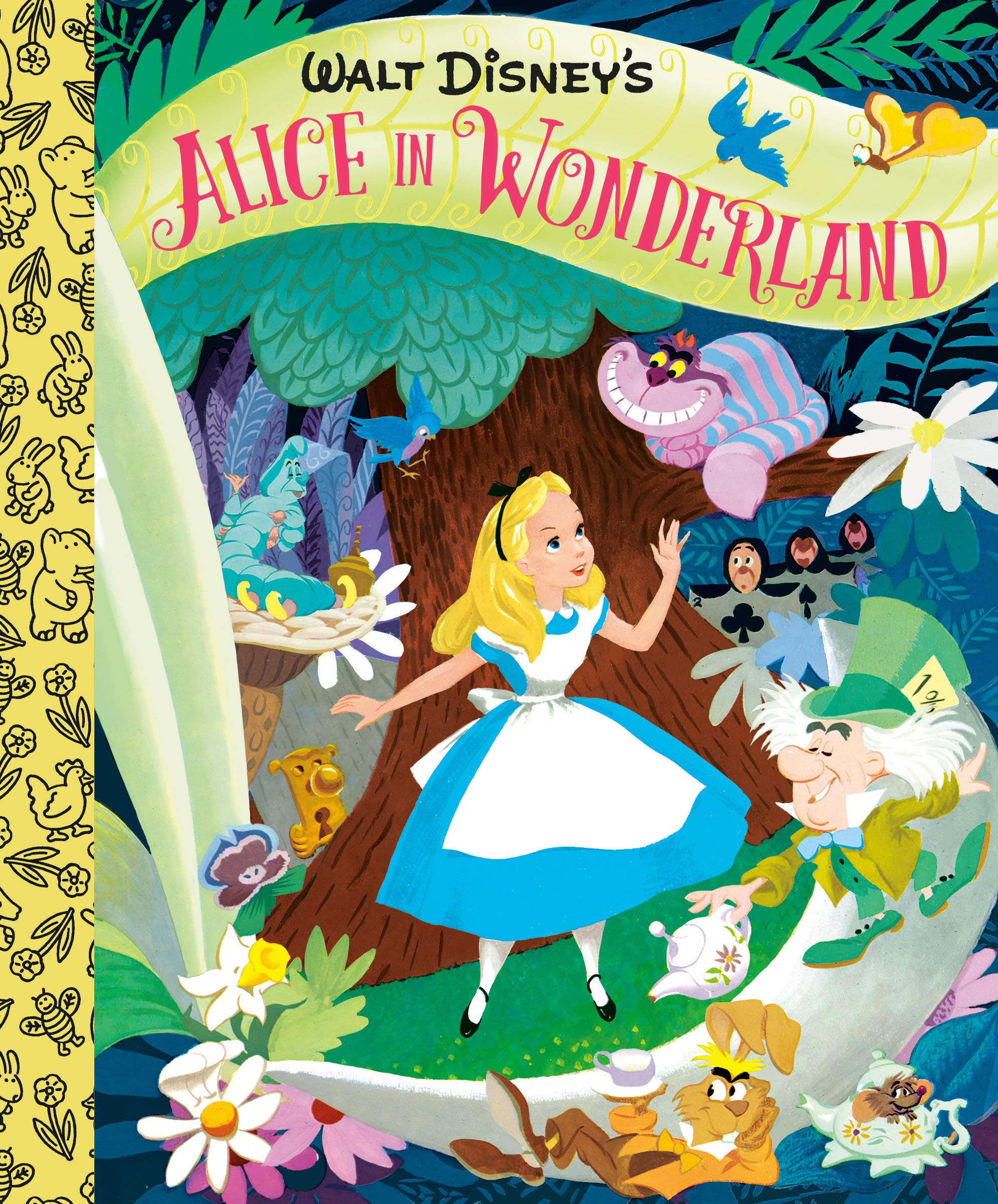 Amazon Walt Disney S Alice In Wonderland Little Golden Board Book Disney Classic Little Golden Board Books Rh Disney Disney Storybook Art Team Girls Women