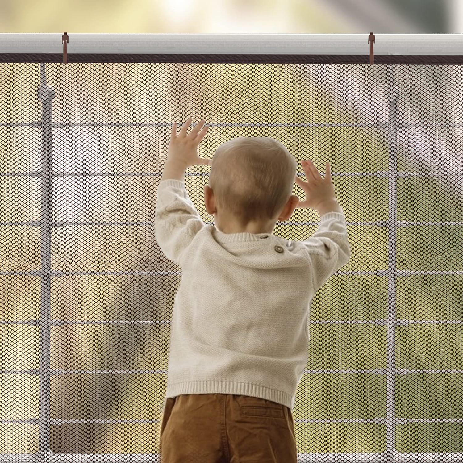 Child Safety Net, Durable Banister Guards for Kids Safety for Indoor Stairs Rails Cribs Balcony