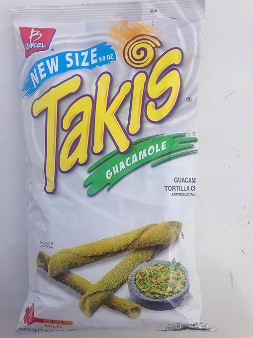 Takis Guacamole By Barcel Mild Guacamole Tortilla Chips 9.