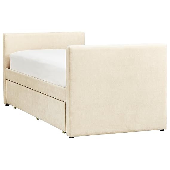 Rivet Meredith Twin Backless Daybed Frame With Trundle, 42.5