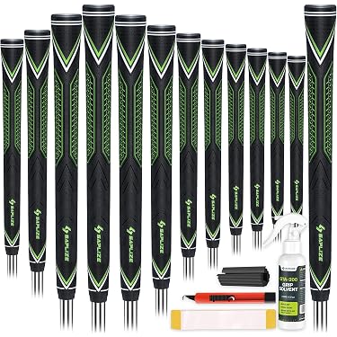 Lot De 7 Poignées De Club De Golf PXG - Taille Midsize - Caoutchouc Noir - Neuf