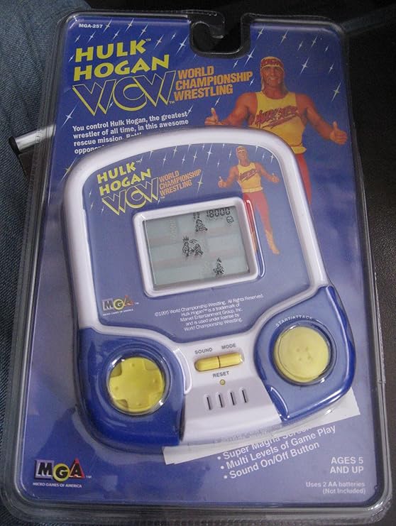 Hulk Hogan's WCW Electronic Handheld Wrestling Game Toys