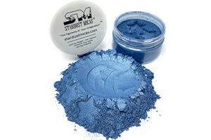Stardust Micas Pigment Powder Cosmetic Grade Colorant for Makeup, Soap Making, Epoxy Resin, DIY Crafting Projects, Bright Tru