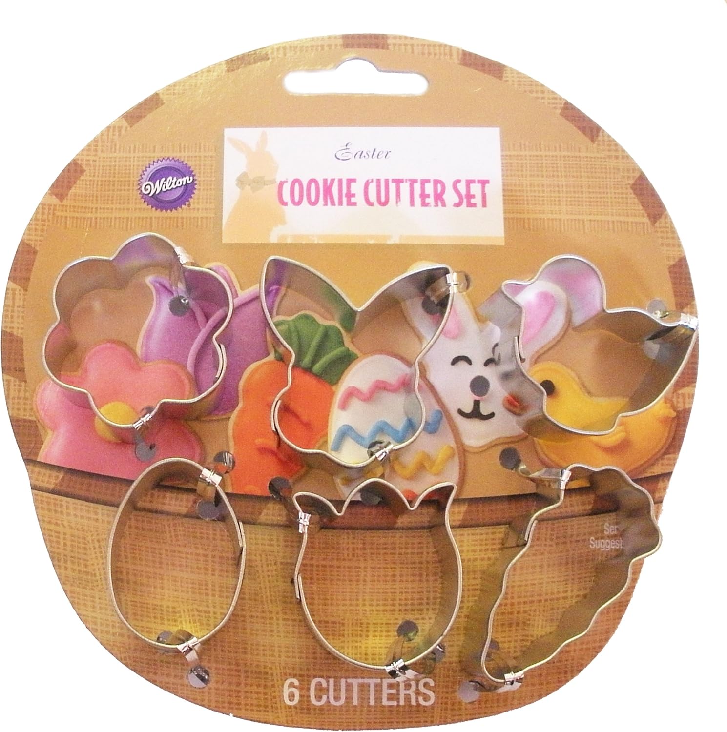 Wilton Easter Themed Mini Cookie Cutter Set Kitchen & Dining