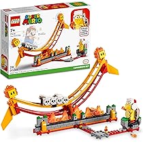 LEGO Super Mario Lava Wave Ride Expansion Set 71416, with Fire Bro