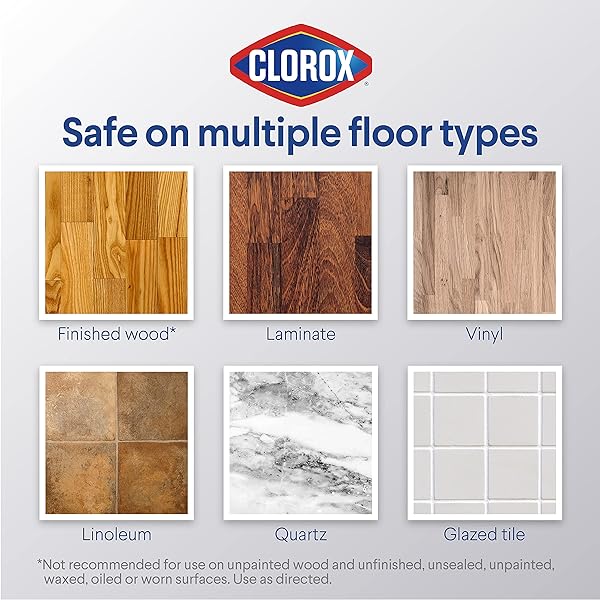 CLOROX DISINFECTING WET MOPPING CLOTHS, RAIN CLEAN, 24 WET REFILLS (PACKAGE MAY VARY)