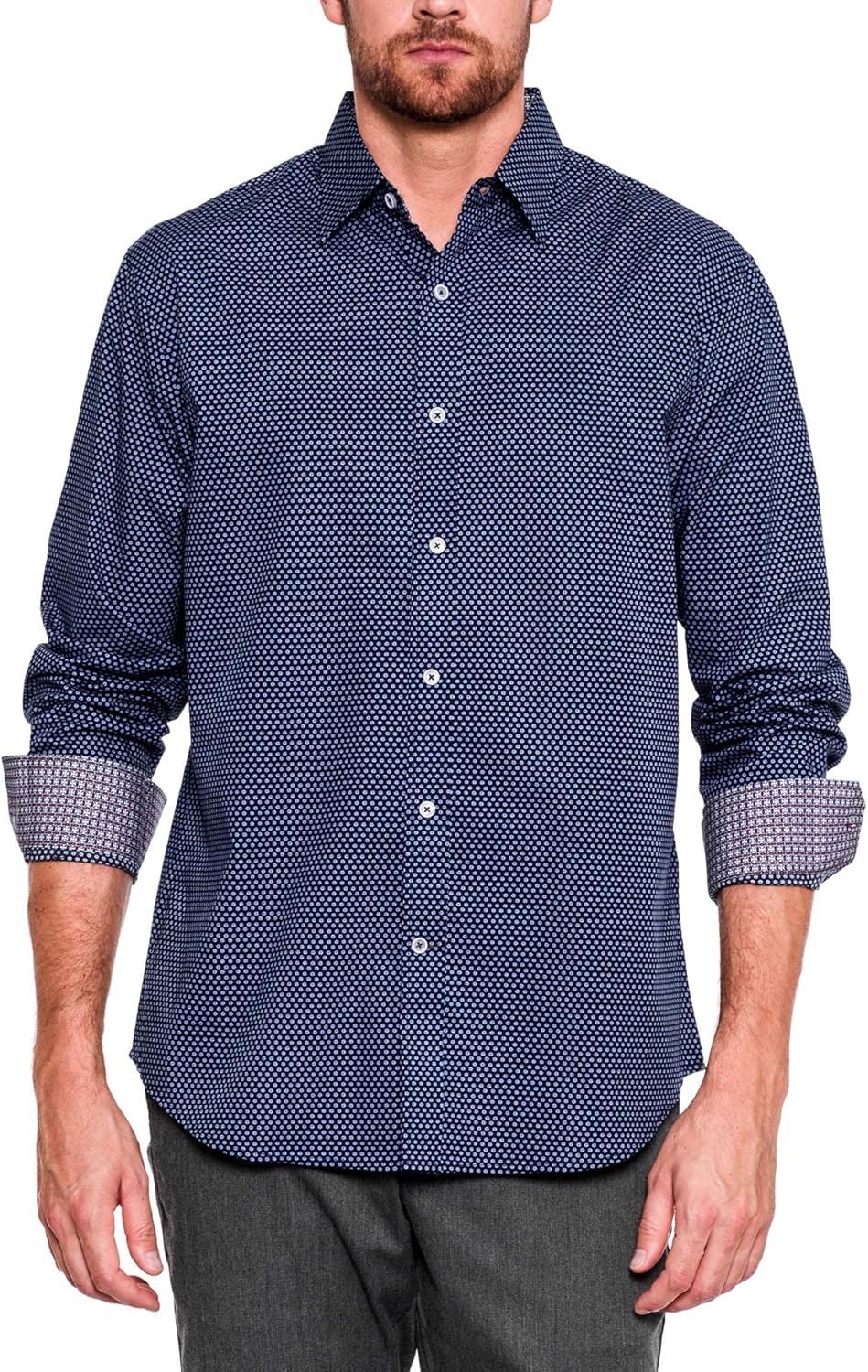 Buy Woody's Retro Lounge Men's Classic Fit LongSleeve Shirt/Mens