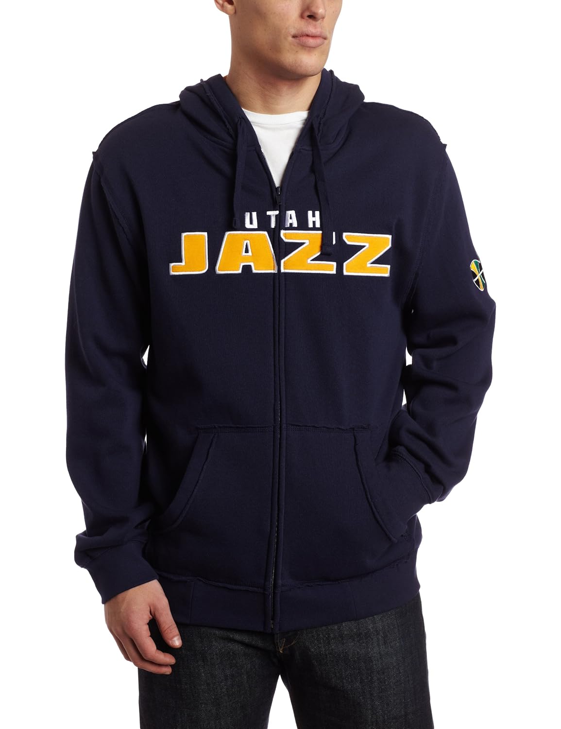 utah jazz zip up hoodie