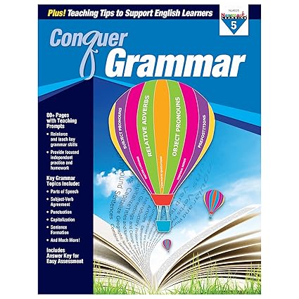 Newmark Learning Grade 5 Conquer Grammar Aid 5