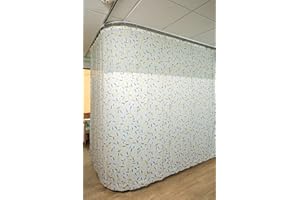 CD CUSTOM DRAPERY Designer Flame Retardant Privacy Curtains with Mesh and Grommets for Hospitals, Rehabilitation Centers, and institutions. (6' Wide x 7 1/2' Long Color A-3)