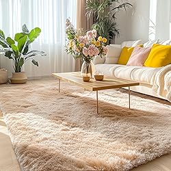 OLANLY Area Rugs for Living Room Bedroom, Machine