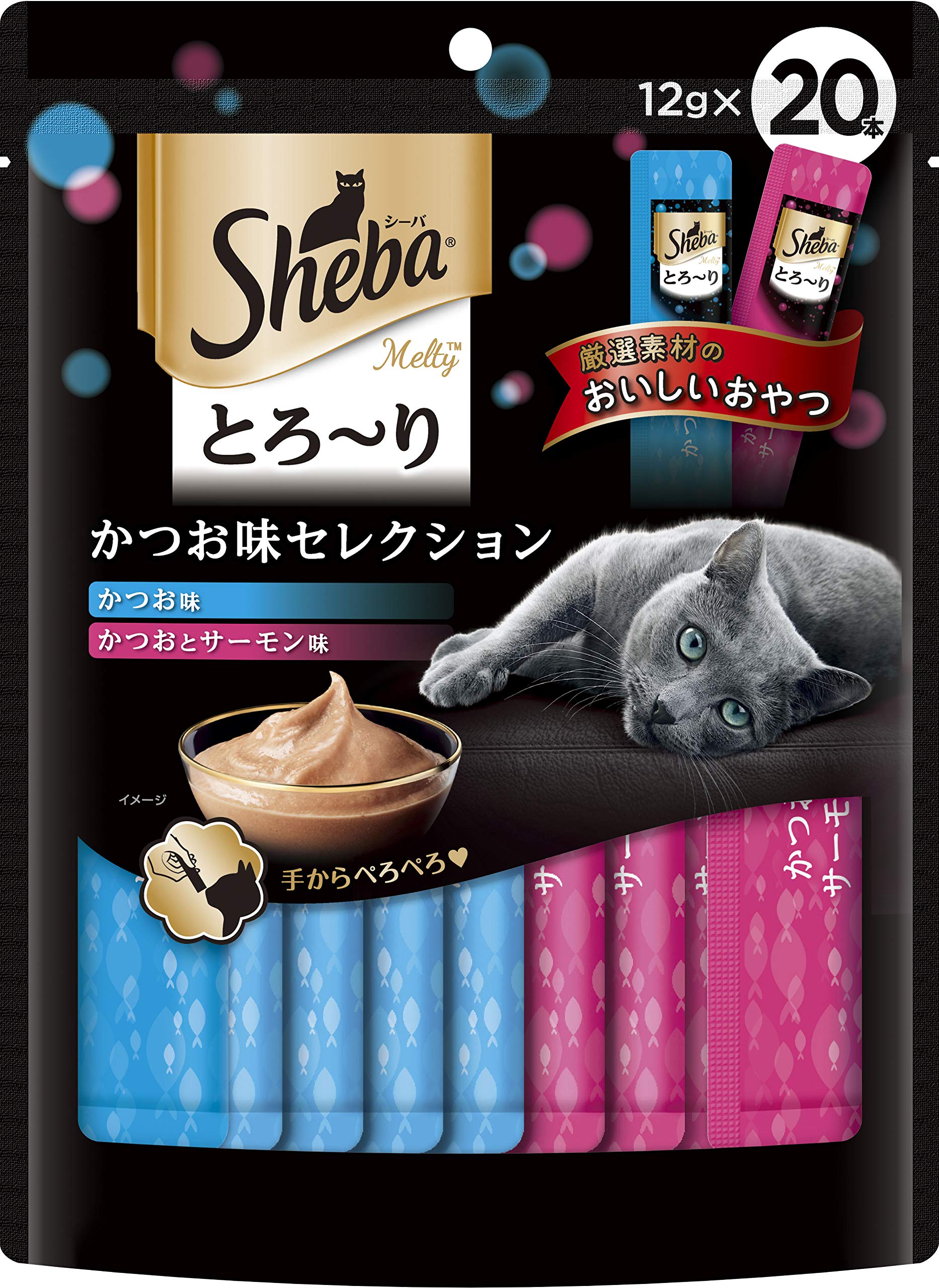 シーバ 猫用おやつ とろり メルティ かつお味セレクションの商品画像