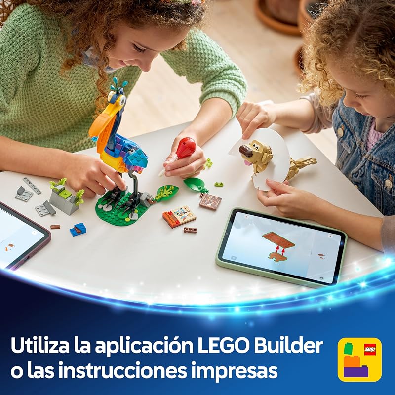 | Disney Pixar Kevin e Dug - Cão de brinquedo Golden Retriever e figura de pássaro exótico - Decoração de quarto infantil - Presente para fãs de cinema de 9+ anos - 43290 — foto 8 de 8