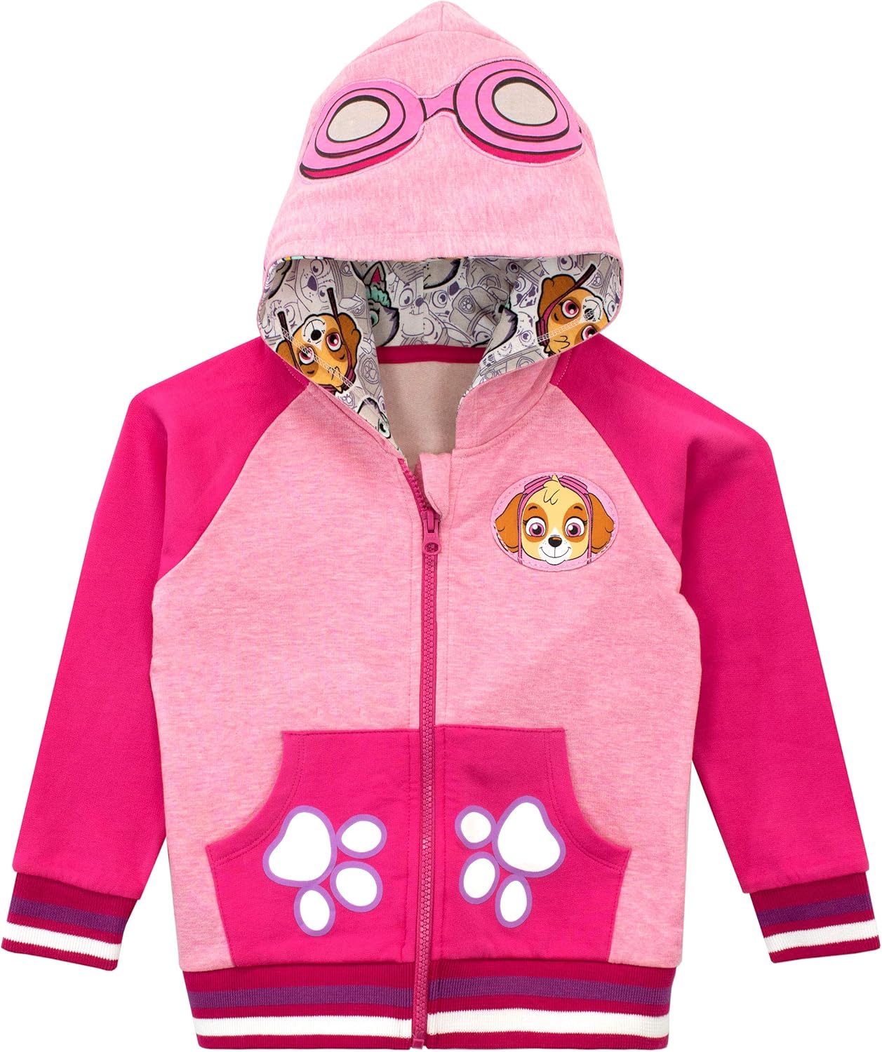 Paw Patrol Girls' Skye Hoodie Size 2T Pink: Clothing