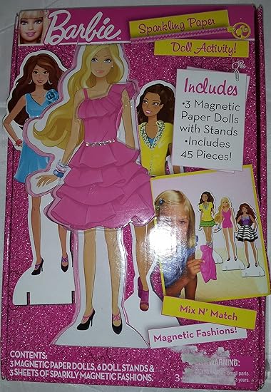 barbie magnetic paper dolls