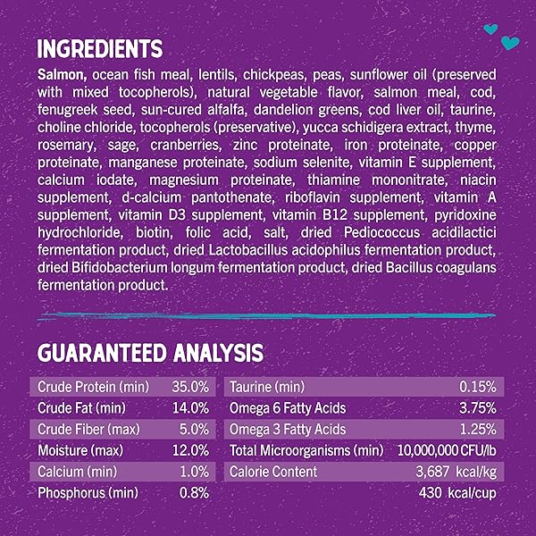 STELLA & CHEWY’S RAW COATED CAT FOOD – HIGH PROTEIN, GRAIN-FREE KIBBLE WITH WILD-CAUGHT SALMON – PREMIUM DIGESTIVE SUPPORT WITH PROBIOTICS – NATURAL SMALL KIBBLE – PERFECT FOR PICKY EATER – 2.5LB BAG