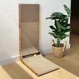 FUKUMARU Cat Scratcher 68cm L-Shaped Cardboard Wall Scratcher Walnut view 9