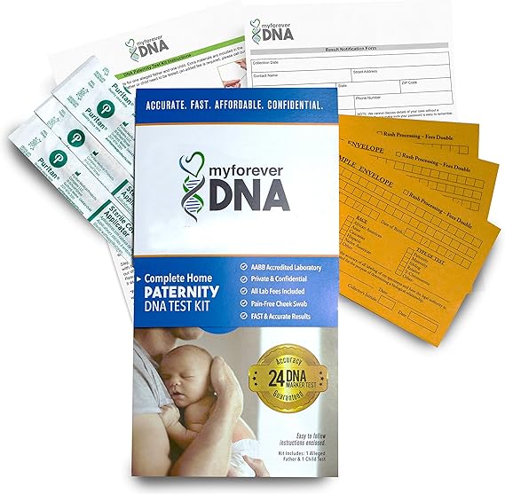 Amazon Com My Forever Dna Paternity Dna Test Kit Includes All Lab Fees Shipping To Lab 24 Dna Genetic Marker Test Accurate Confidential Health Personal Care
