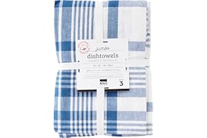 Now Designs Jumbo Pure Kitchen Towel, Royal, Set of 3