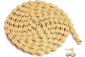 Hycline Bike Chain 6/7/8-Speed,Bicycle Chain 1/2x3/32 Inch,Special Steel for Road Mountain Racing Cycling (116 Links)