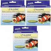 Algone Aquarium Water Clarifier and Nitrate Remover, 18 Filter Pouches (3 Packages with 6 per Package)