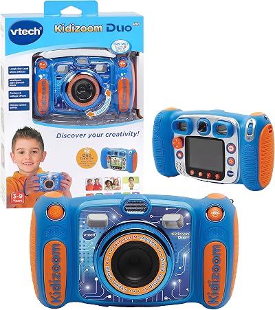 VTech Kidizoom Duo Camera 5.0 Blue 5MP 4X Zoom Kids Camera