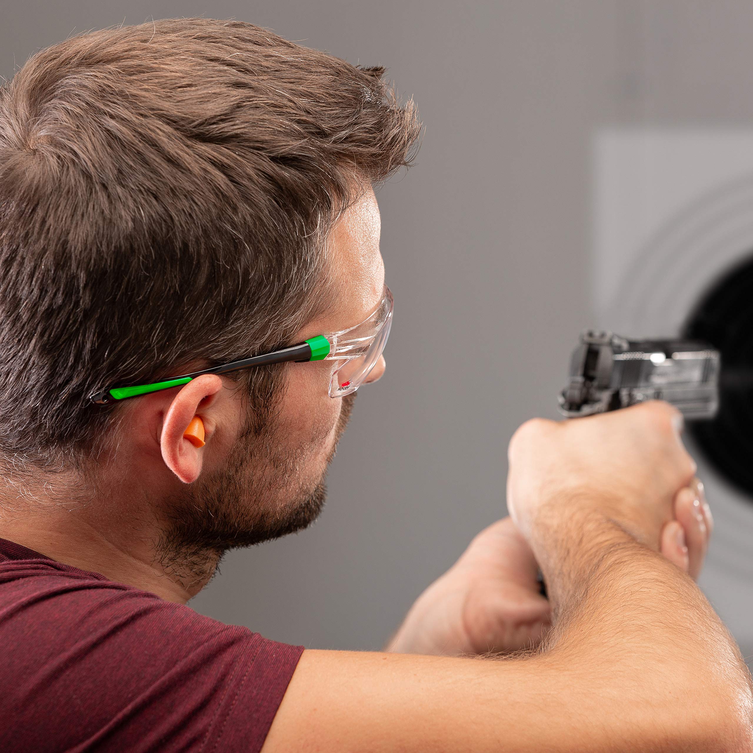 NoCry Safety Glasses with Clear Anti Fog Scratch Resistant WrapAround