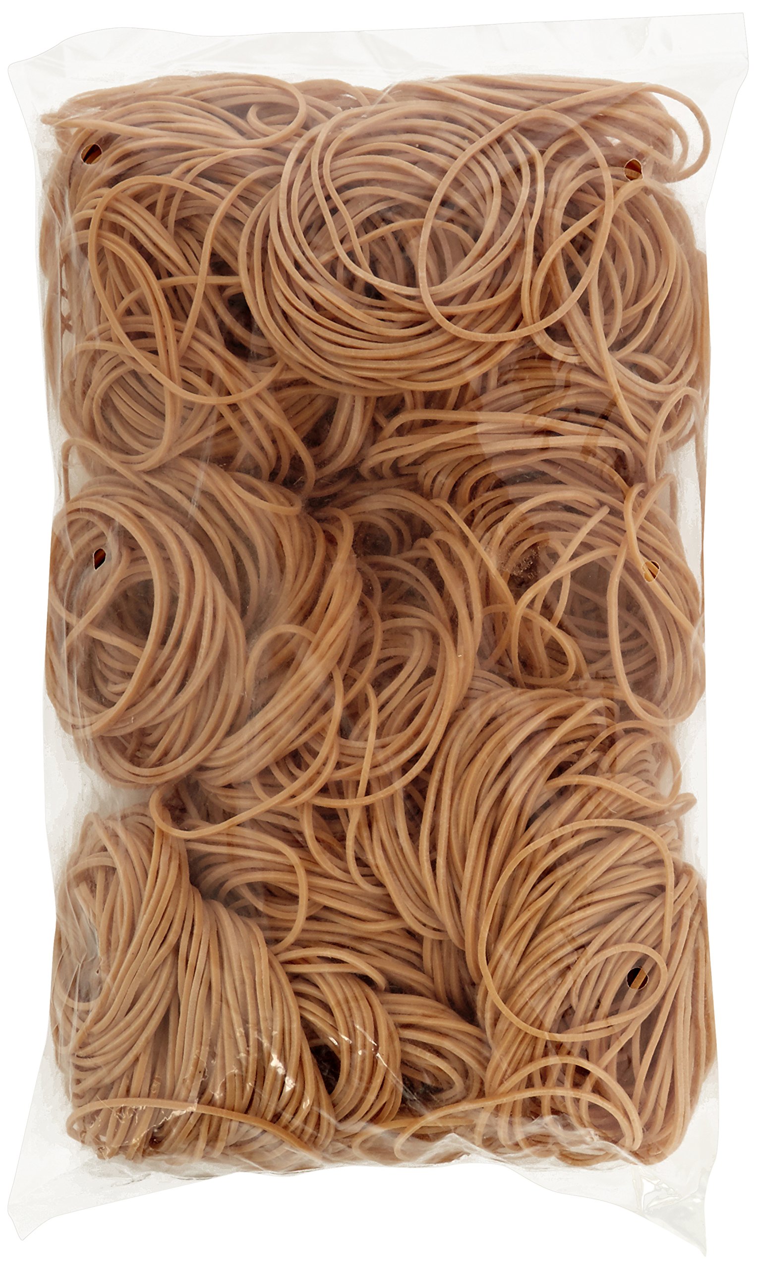 Whitecroft Essentials 25511 Value 1.5mmx80mm Rubber Bands, beige|brown|oak