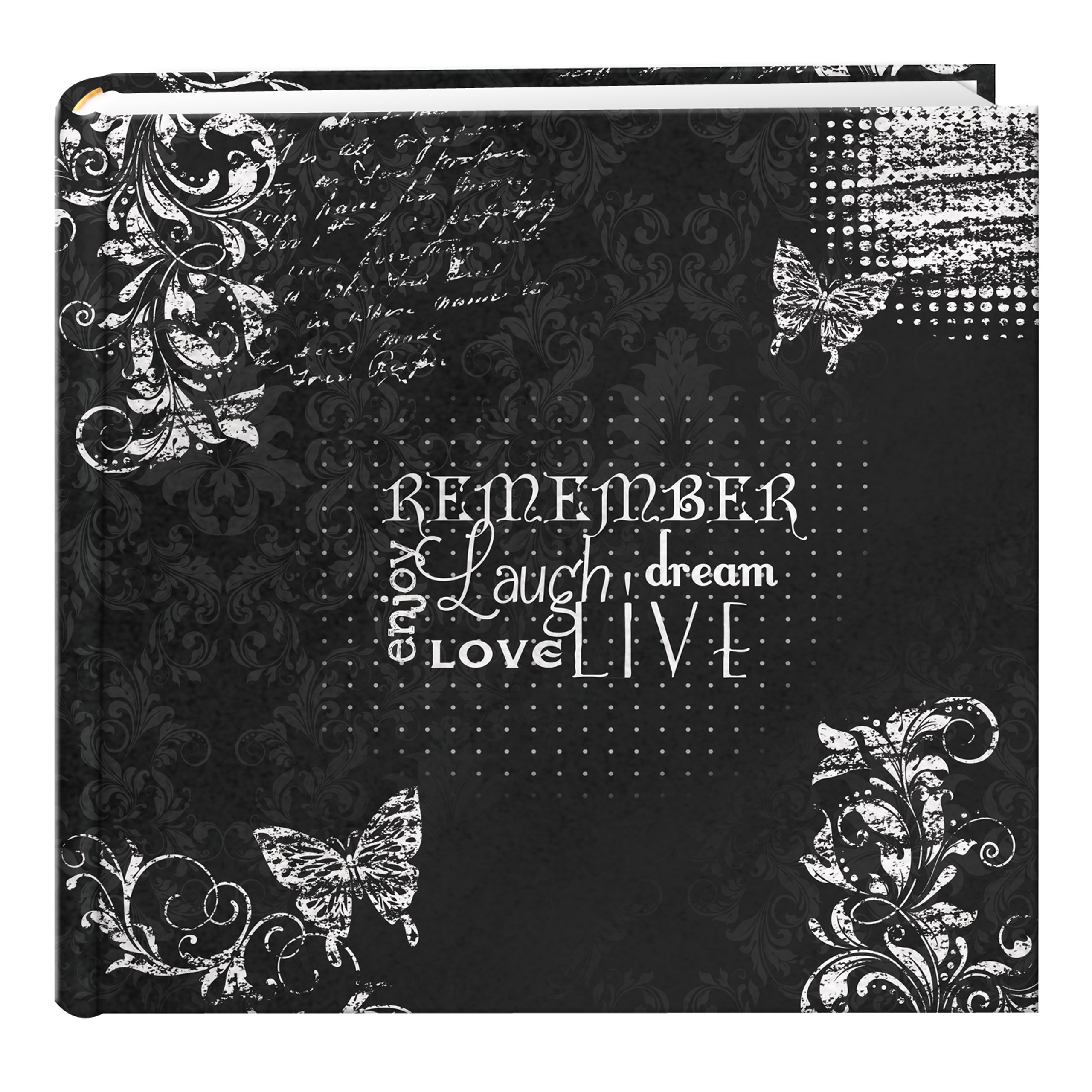Pioneer Photo Albums Photo Albums 200-Pocket Chalkboard Printed inches Remember inches Theme Photo Album for 4 x 6 inches Prints,