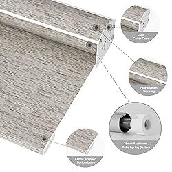 Boolegon Light Filtering Roller Shades for