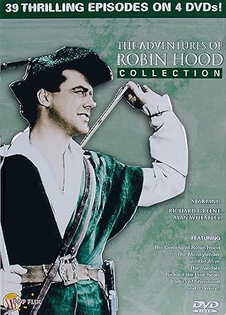 Amazon Com Adventures Of Robin Hood 4pc Full B W Tin Richard Greene Alan Wheatley Various Movies Tv