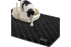 Niubya Premium Cat Litter Mat, 47" Long x 35" Wide, Extra Large Size, Waterproof and Non-Slip Design, Gentle on Paws, Easy to Clean
