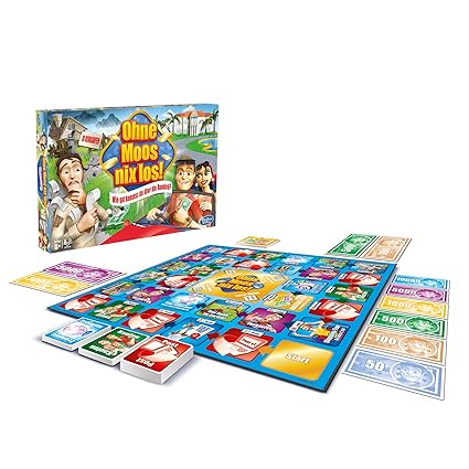 Hasbro Spiele 00032398 - Ohne Moos Nix los!, Familienspiel