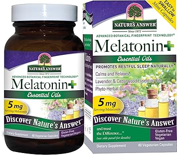 Amazon.com: Nature s Respuesta Melatonina +, 60 Count ...