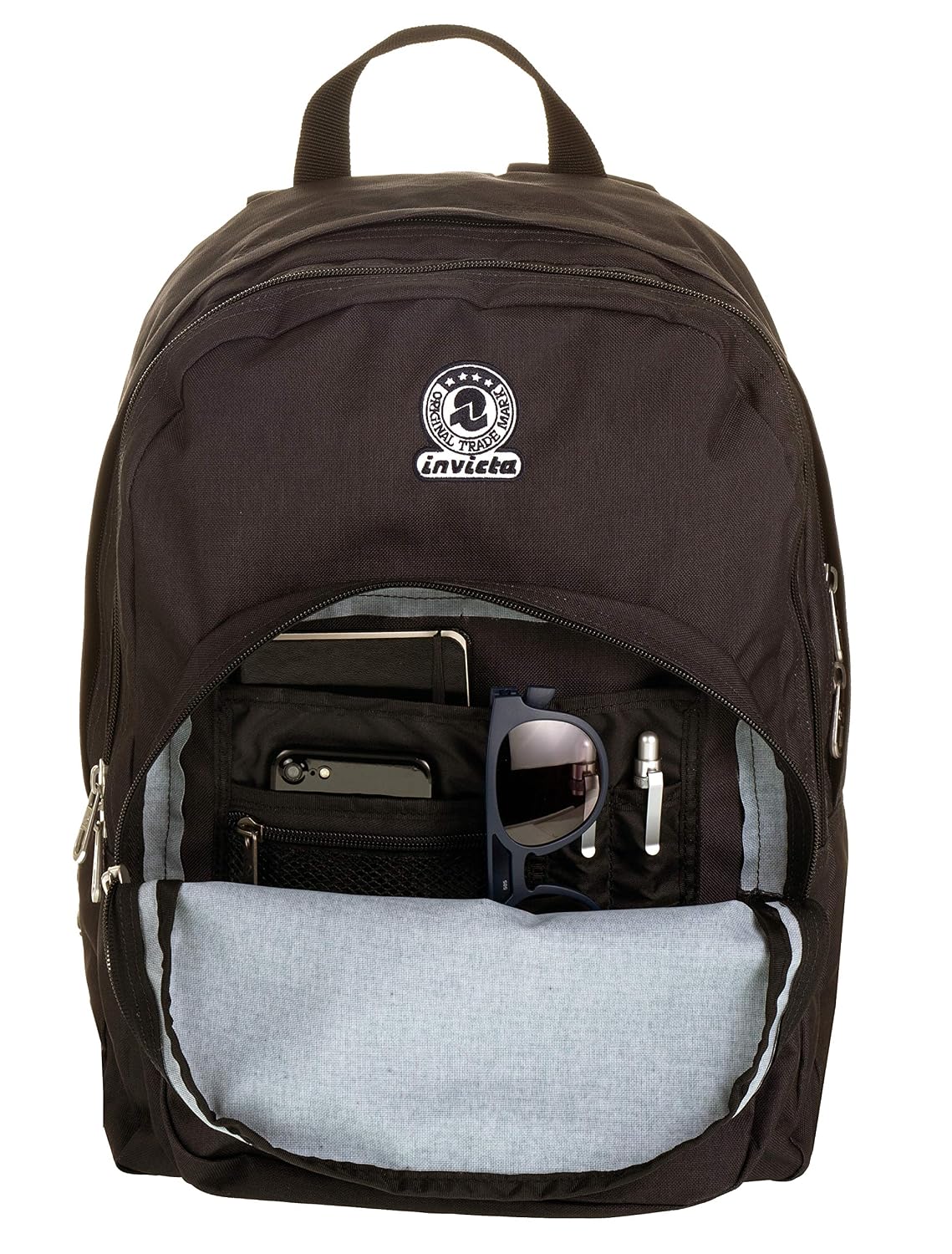 Zaino Active Invicta , Benin Eco-Material, Grigio, Sport, Scuola e Tempo  Libero | Fruugo CH