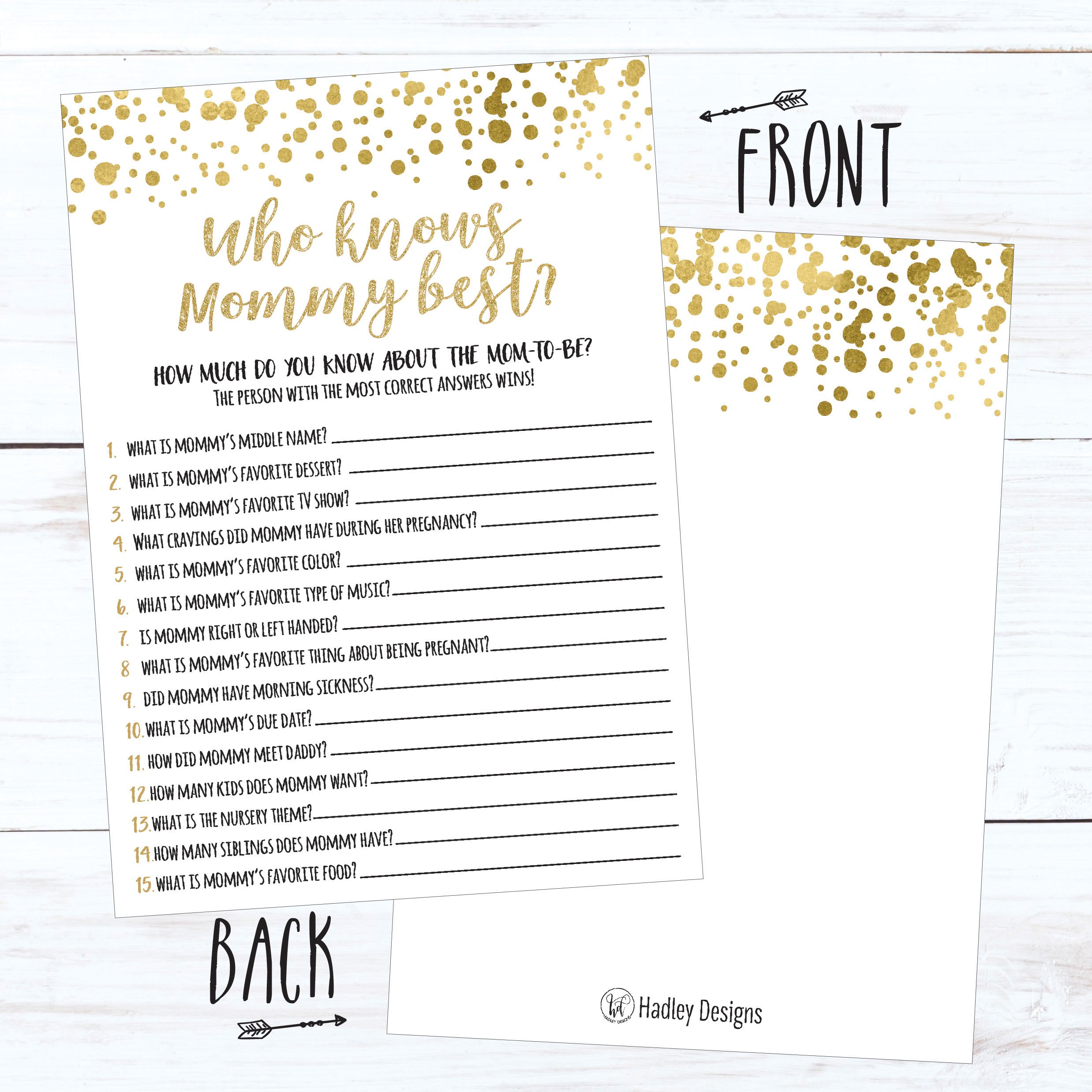 25 Gold Baby Shower Games For Boys Or Girls Fun Party Idea