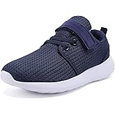 TOEDNNQI Boys Girls Sneakers Kids Lightweight Breathable Strap Athletic Running Shoes for Toddler/Little Kid/Big Kid